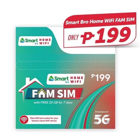 Smart Bro Home WiFi Fam SIM 199 